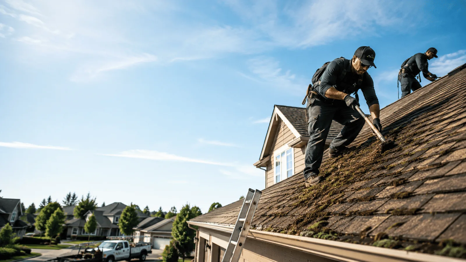 Roof Moss Removal in Milwaukee, WI near me